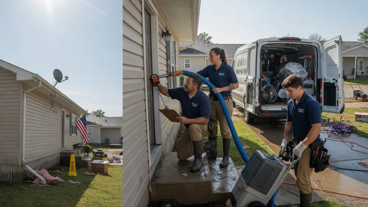 Ceiling Water Damage Restoration in Danevang, TX near me