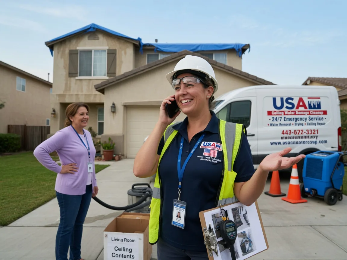 Ceiling Water Damage Restoration Danevang, TX FAQs